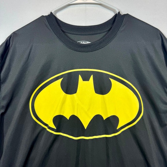 Batman Other - Batman T-Shirt Graphic Print Short Sleeve‎ Black Sz XL
